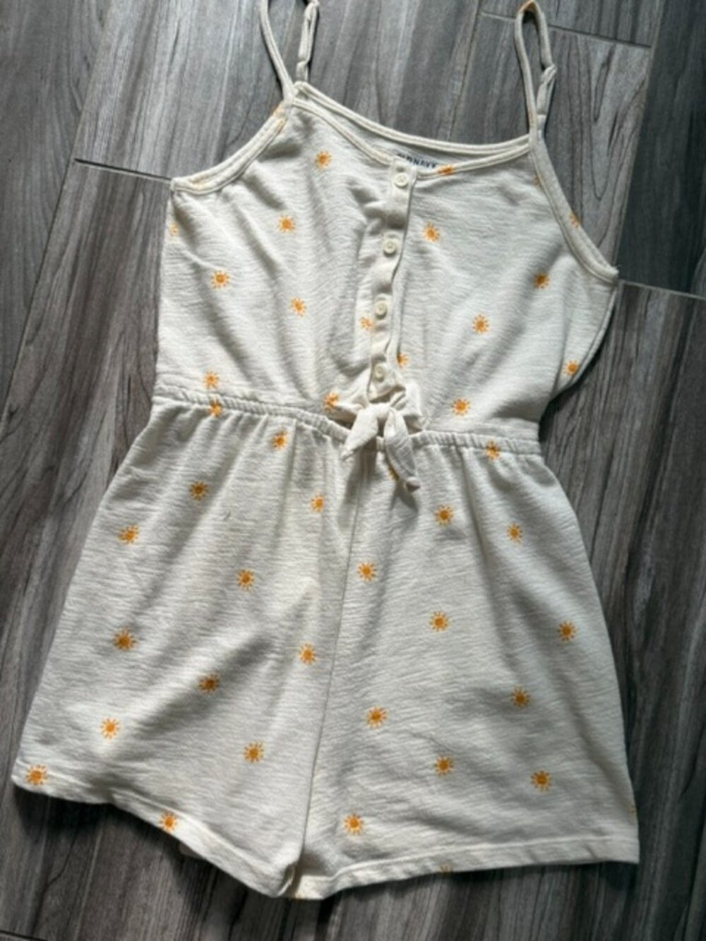 (4 for $20) OLD NAVY Girls Tie Waist Cut-Out Romper - Like New - XL (14-16) Plus